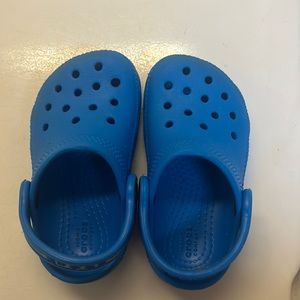 Crocs. Size C6. Excellent used condition. Color blue. Smoke-free home.
